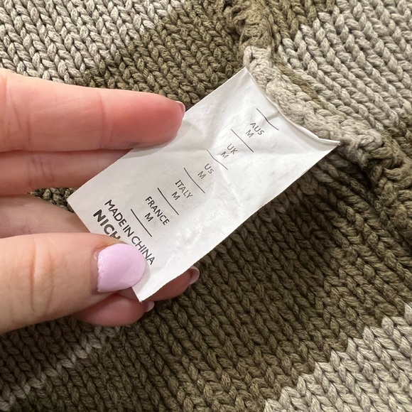 NICHOLAS Brown Alcina Twist Front Sweater & Crop Shrug Size Medium $295 - Picture 5 of 10